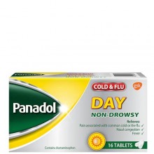 PANADOL COLD & FLU DAY NON DROWSY 16s
