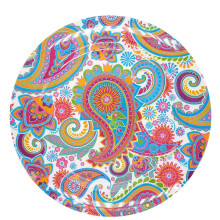 GLAD MELAMINE PLATE PAISLEY 11in