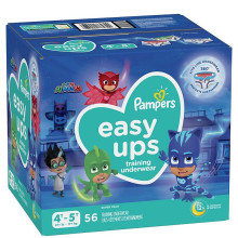 PAMPERS EASY UPS BOYS 4T-5T 56s