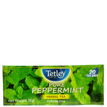 TETLEY TEA PURE PEPPERMINT 20s
