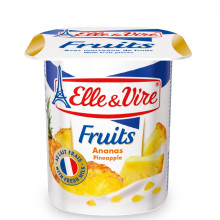 ELLE & VIRE FRUITS PINEAPPLE 125g