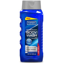 LUCKY BODY WASH FOR MEN COOL WATER 18oz