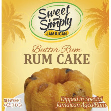 SWEET & SIMPLY CAKE BUTTER RUM  4oz