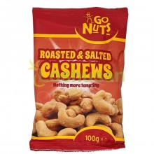 GO NUTS CASHEWS 100g