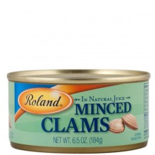 ROLAND CLAMS MINCED 6.5oz