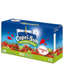 CAPRI-SUN 100% STRAWBERRY 10x200ml