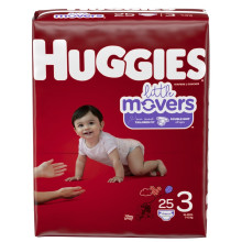 HUGGIES LITTLE MOVERS #3 25s
