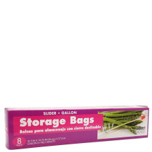 SMART CHOICE STORAGE BAGS GALLON 8s