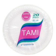 TAMI PLATES PLASTIC 20x26cm