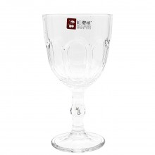 RED CHERRY GLASS GOBLET 1ct
