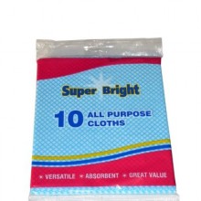 SUPER BRIGHT CLOTHS ALL PURPOSE 10s