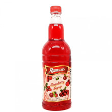 RAMSONS SYRUP CRANBERRY 1L
