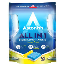 ASTONISH DISHWASH TABLETS LEMON 42pk