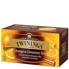 TWININGS TEA ORANGE CINNAMON 25s