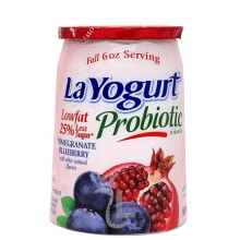LA YOGURT LOW FAT BLUEBERRY POMEGR 6oz