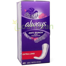 ALWAYS DAILY LINERS EXTRA LONG 40s