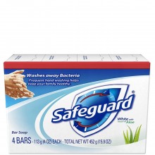 SAFEGUARD BAR SOAP ALOE 4x4oz