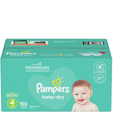 PAMPERS BABY DRY #4 150s