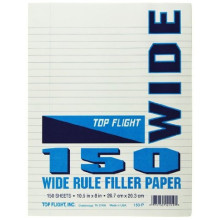 TOP FLIGHT FILLR PAPER WIDE-RL 100pg