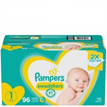 PAMPERS SWADDLERS SUPER #1 96s
