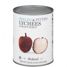 ROLAND LYCHEES IN HEAVY SYRUP 20oz