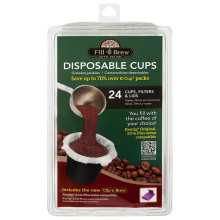 FILL N BREW DISPOSEABLE K-CUP 24s