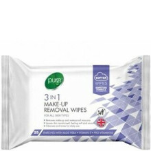 PURE WIPES 3in1 MAKE REMOVAL FACIAL 25s