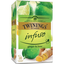TWININGS TEA GINGER & LIME 20s