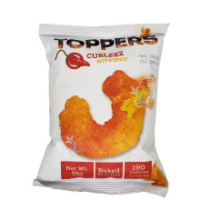 TOPPERS CURLEEZ HOT & SPICY 35g
