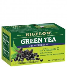 BIGELOW TEA GREEN ELDERBERRY 18s