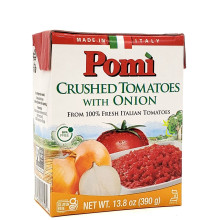 POMI TOMATOES CRUSHED WITH ONION 13.8oz