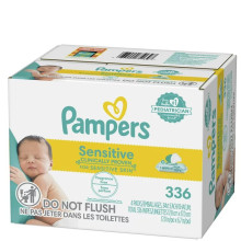 PAMPERS WIPES SENSITIVE 336s