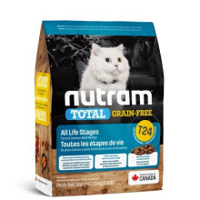NUTRAM T24  CAT SALMON TROUT 1.13kg