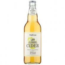 WAITROSE CIDER LOW ALCOHOL 500ml